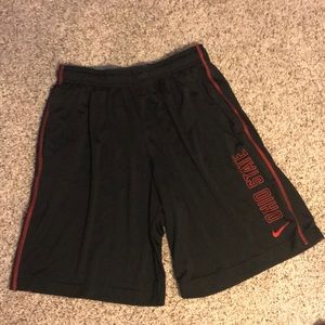 Black Nike dri-fit Ohio State shorts